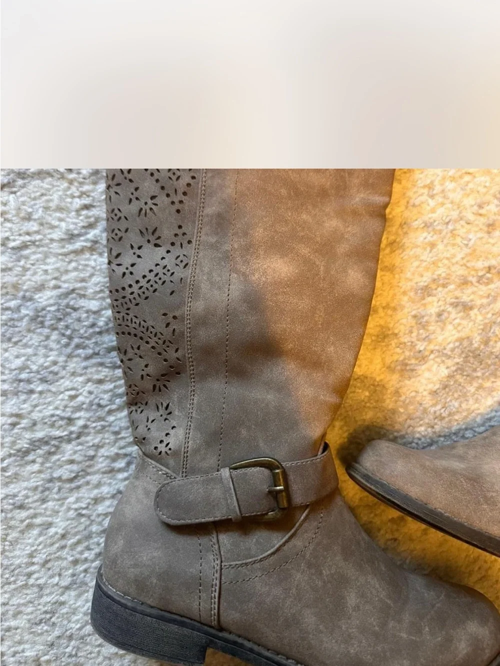 JustFab boots size